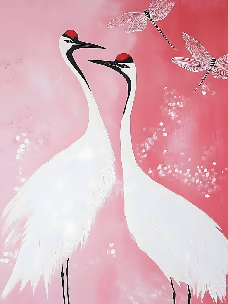 Cranes Canvas Print