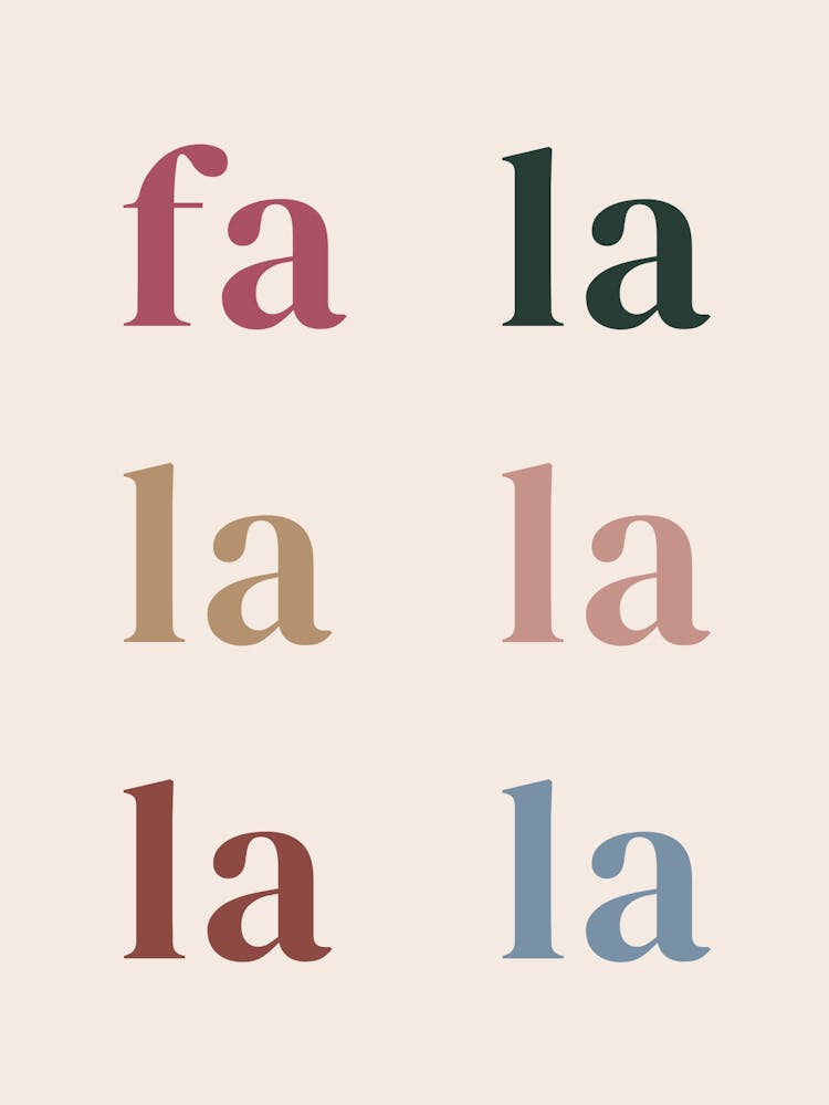 Christmas Fa La La La La