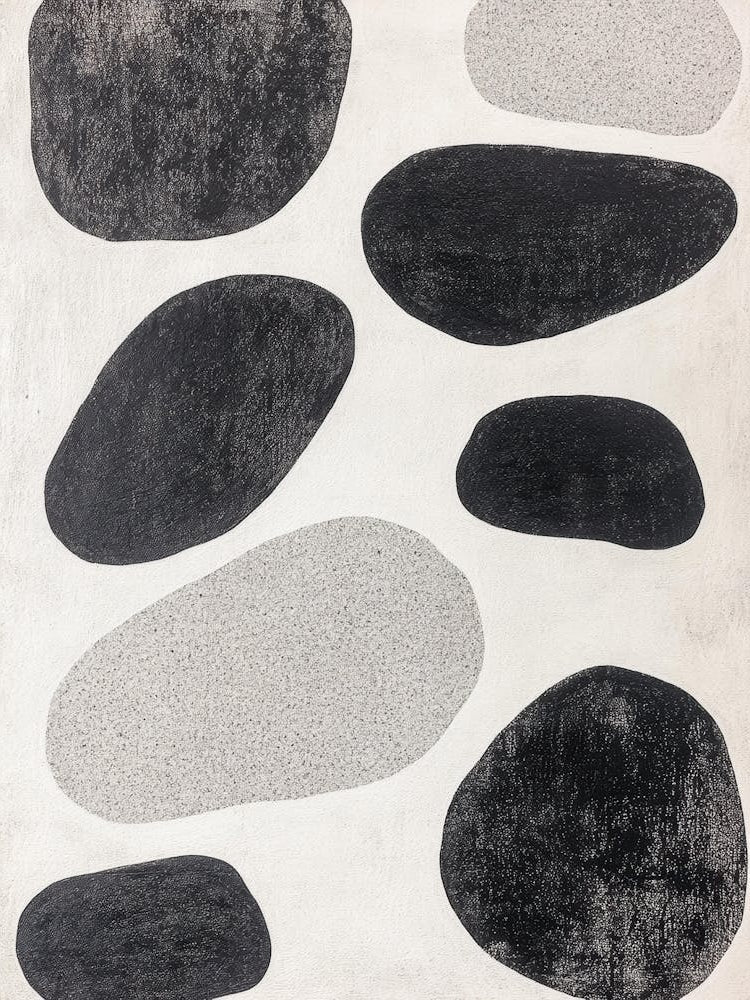 'Black And White Rocks'