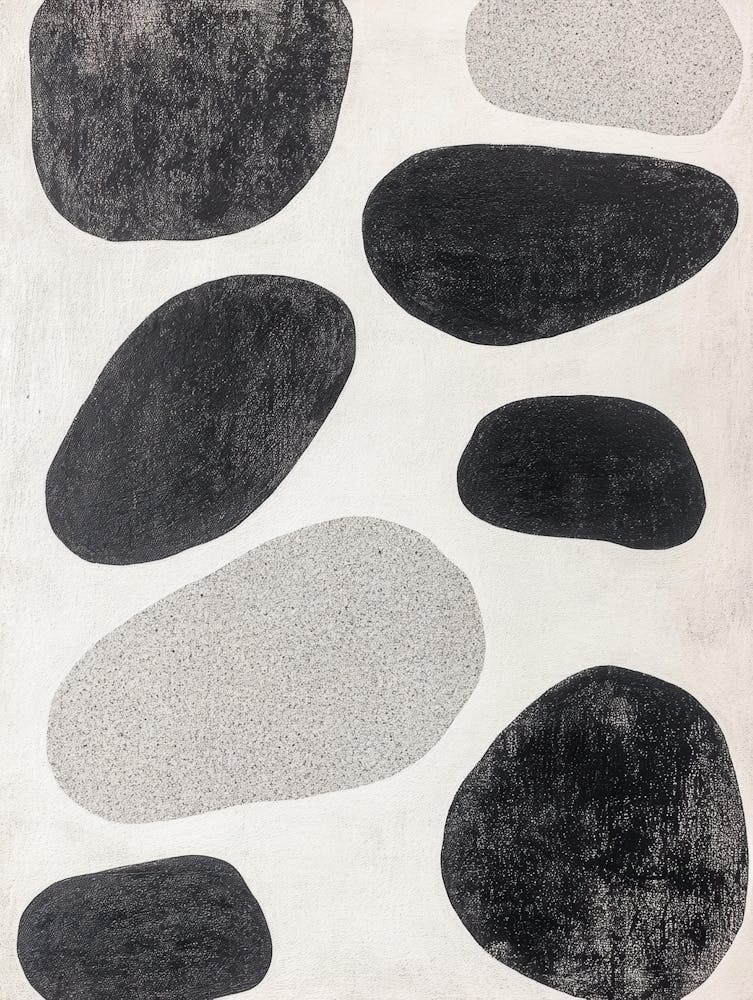 'Black And White Rocks'