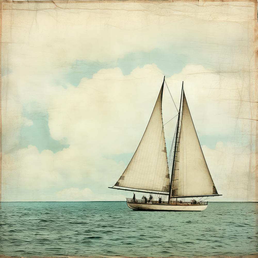 Vintage Sailboat 5