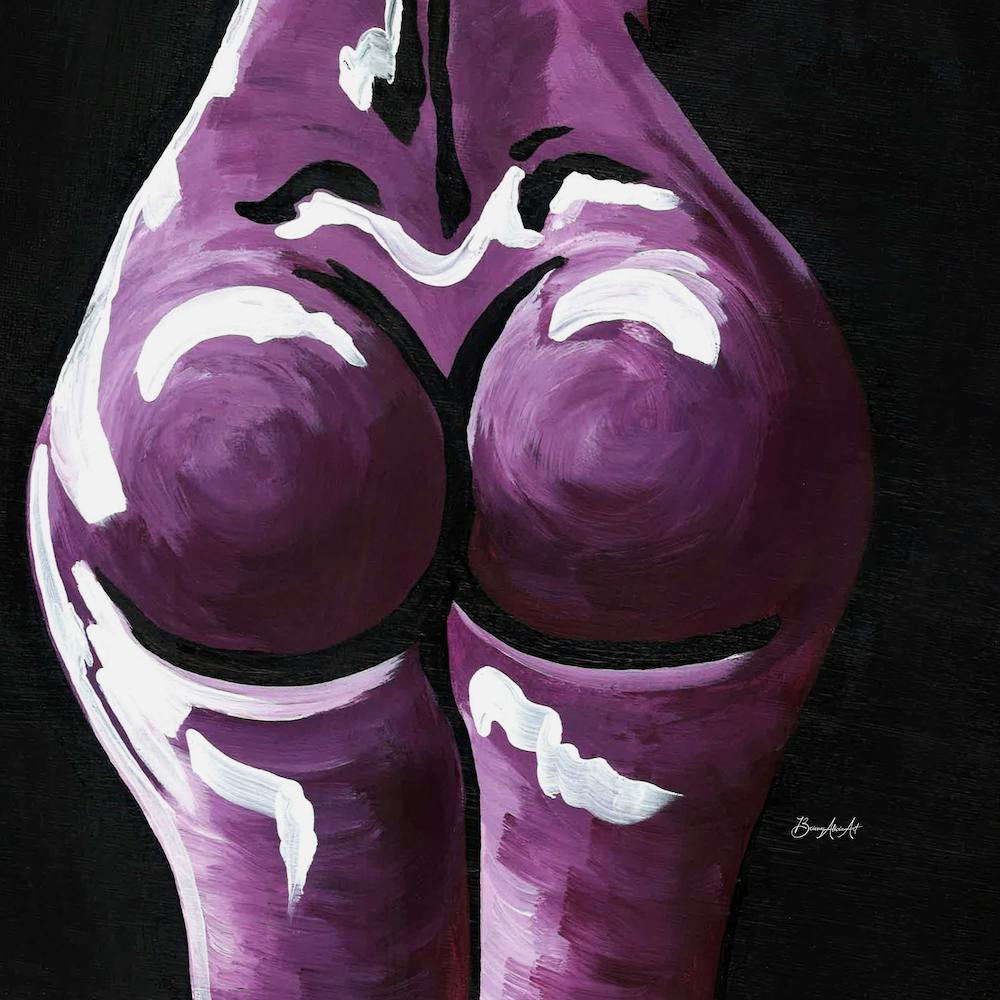 Fesses Violettes Carré