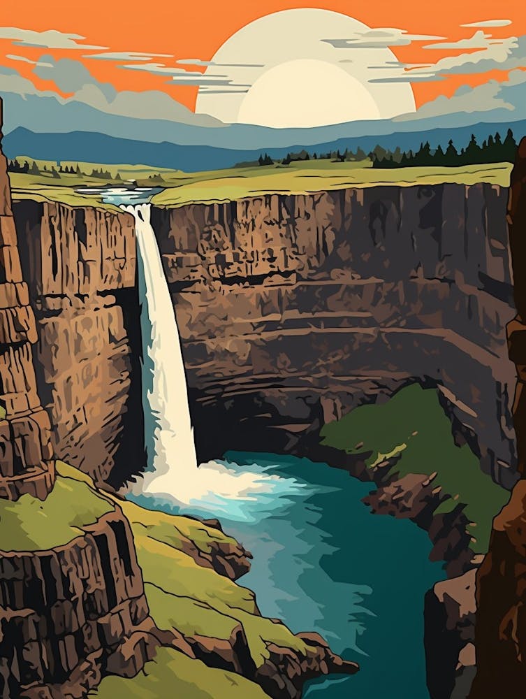 Palouse Falls State Park Retro Park 16