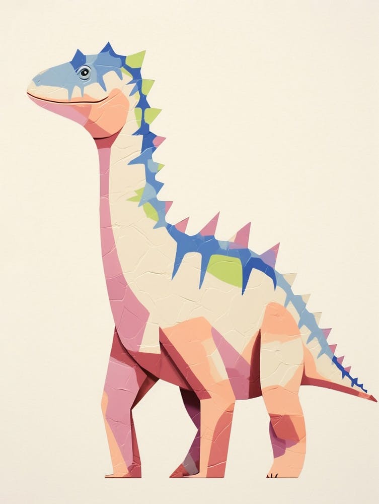 Nursery Dinosaur Art Chasmosaurus 2