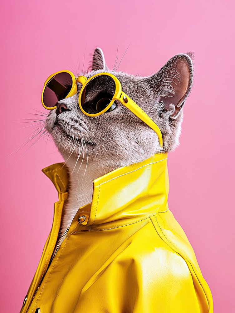 Die adrette Katze
