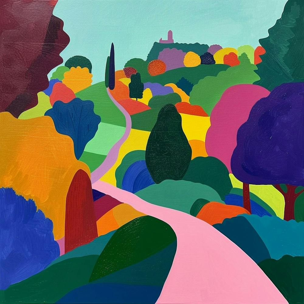 Abstract Park Collection Parc Des Buttes Chaumont Paris 3