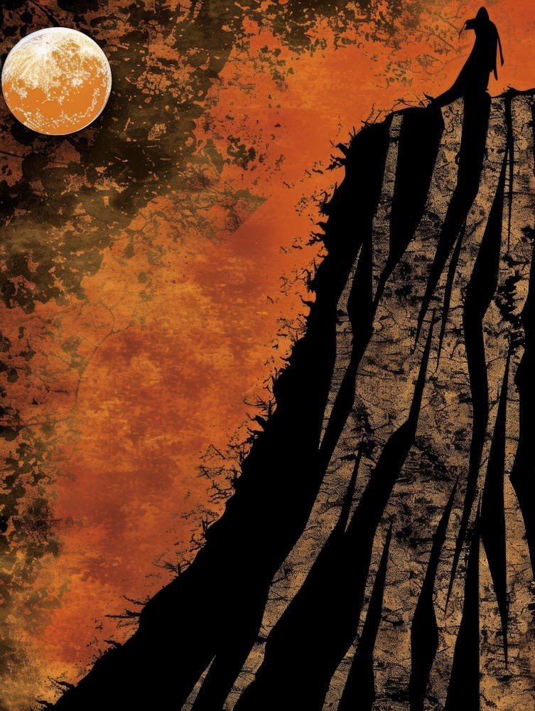 Man On Top Of A Mountain 1