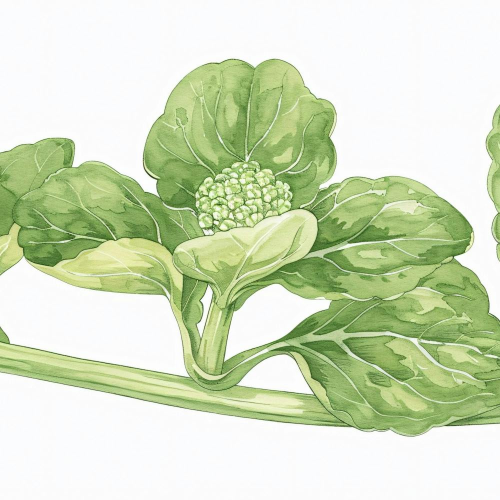 Kale Leaf Macro