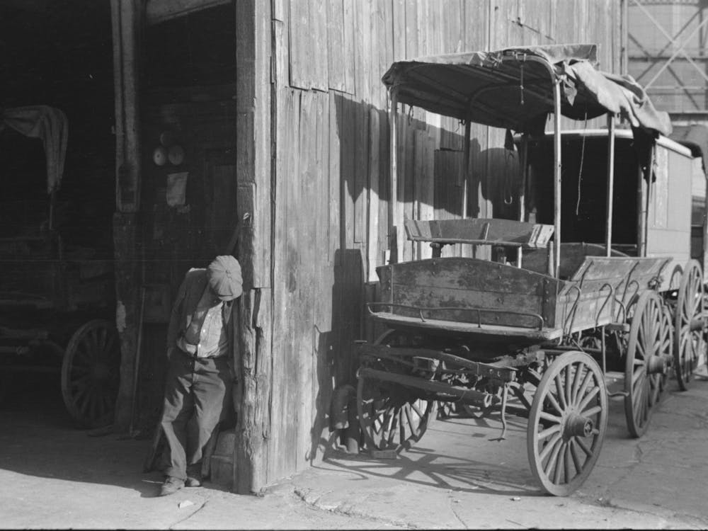 Untitled Photo, Possibly Related To Old Livery Stable, East Side, New York City By Russell Lee