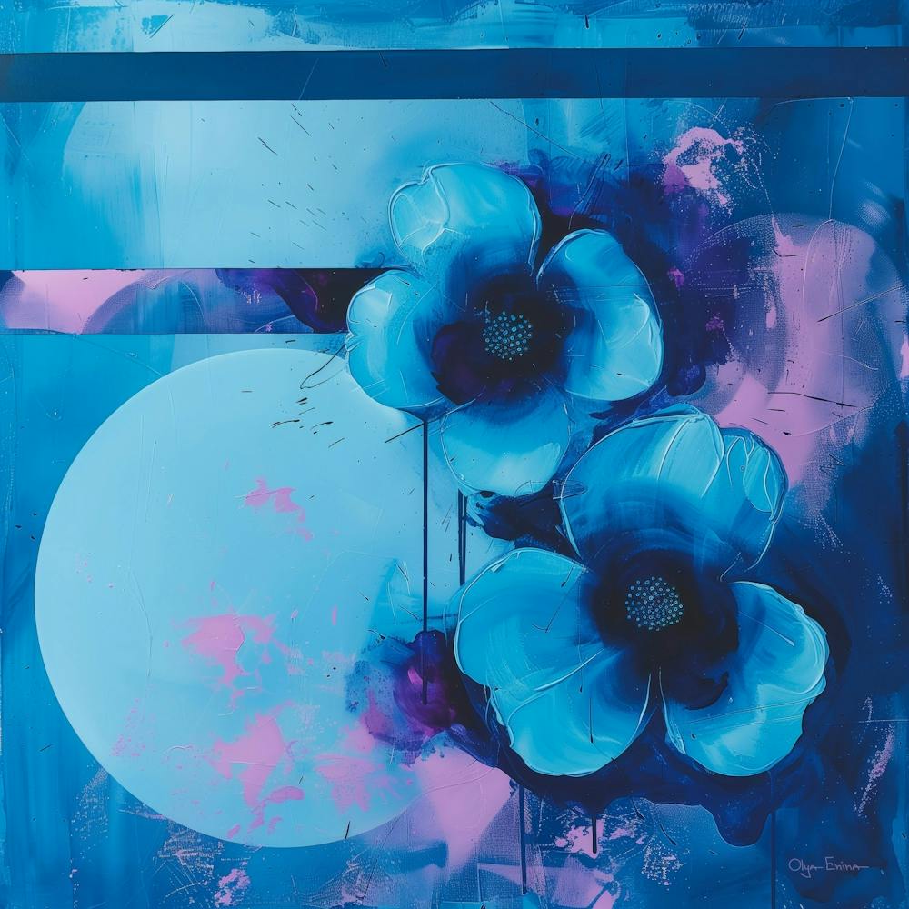 Blue Poppies 3