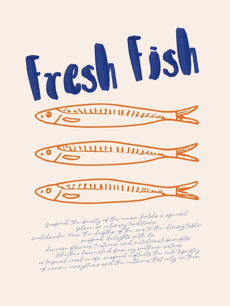 Frische Fisch Sardinen