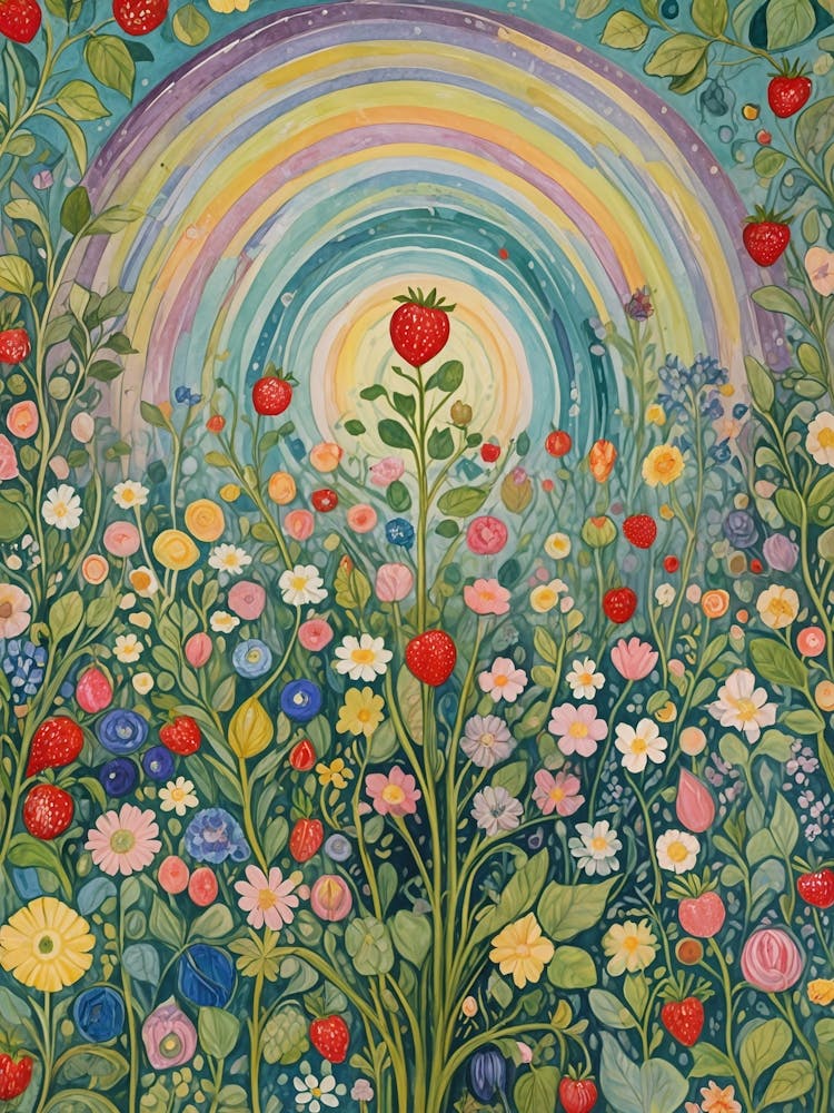 Strawberry Patch Rainbow