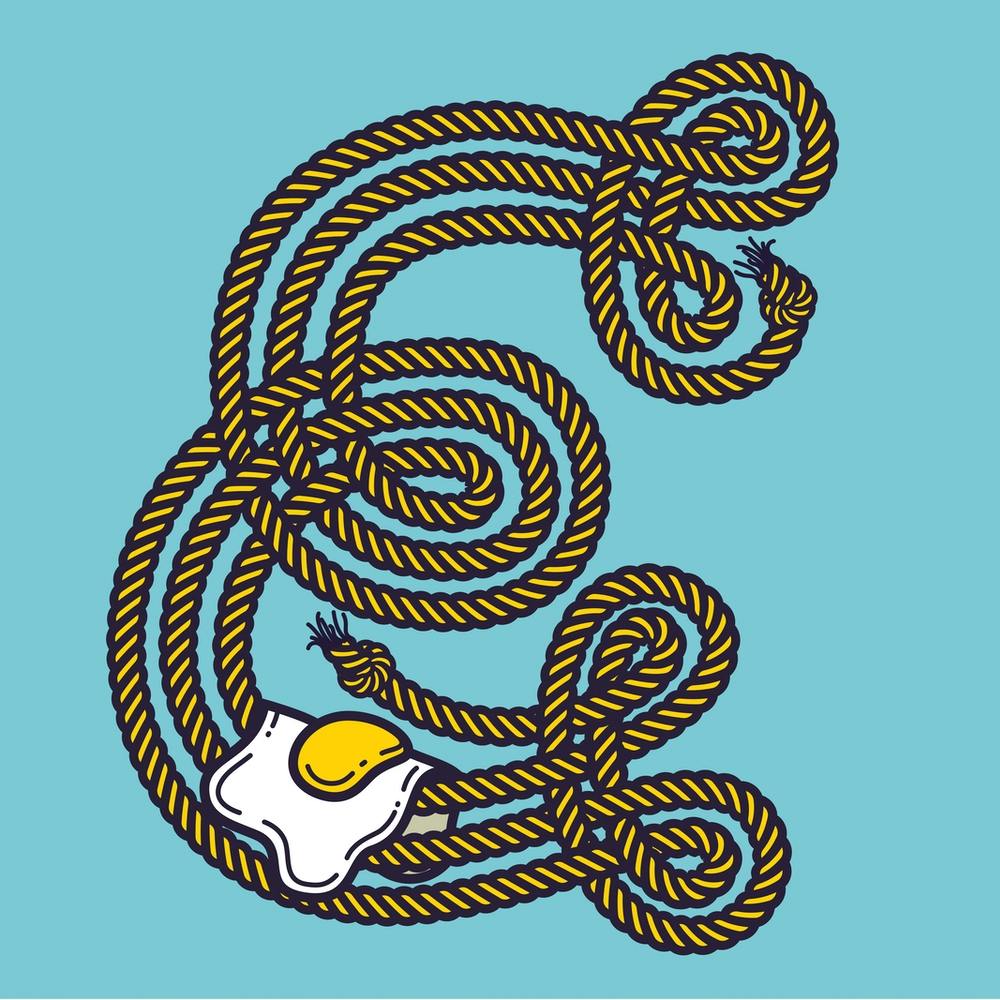E Egg Dropcap