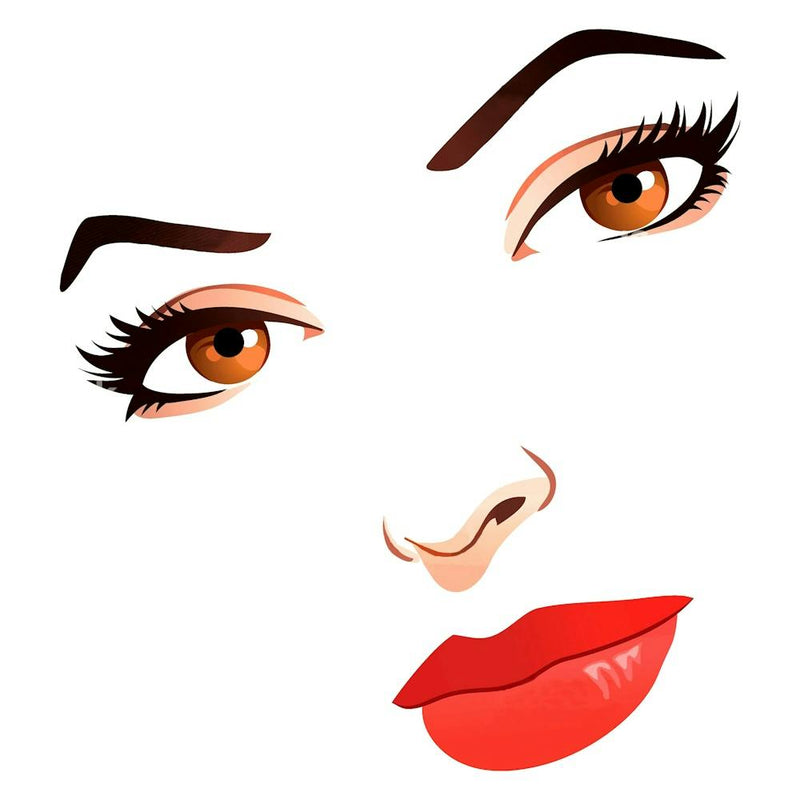 Pop Art Makeup Face