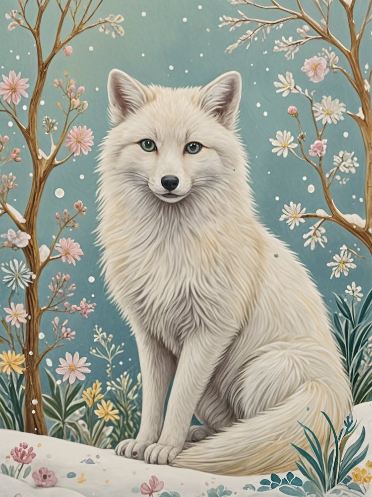 Arctic Fox In The Snow no1