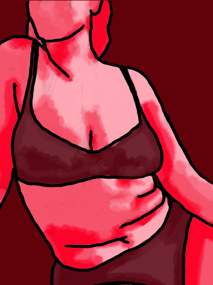 Red woman