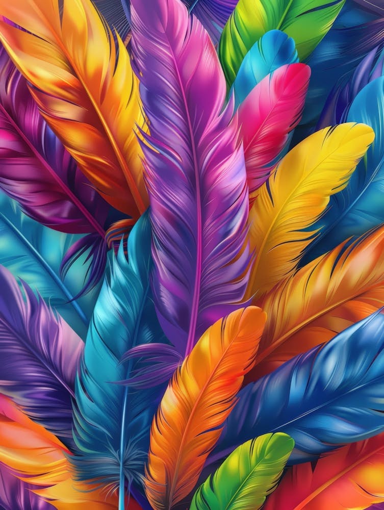 Colorful Feathers 5
