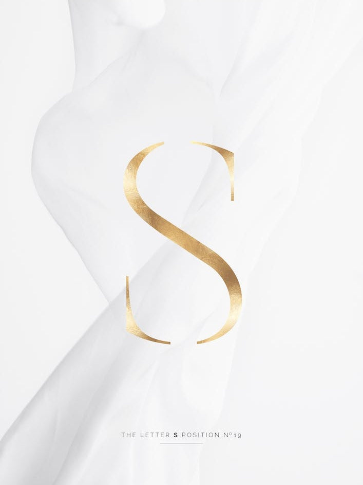 Letter S Gold