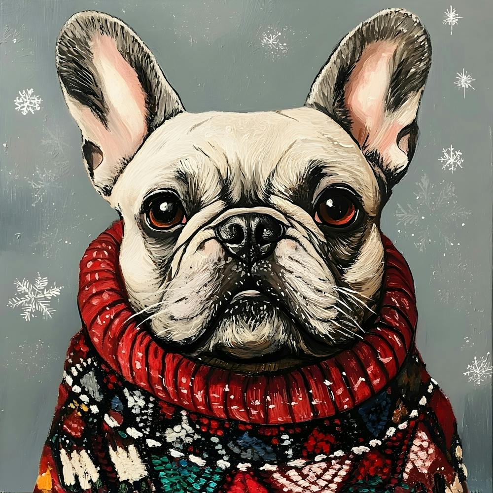 Christmas Frenchie 2