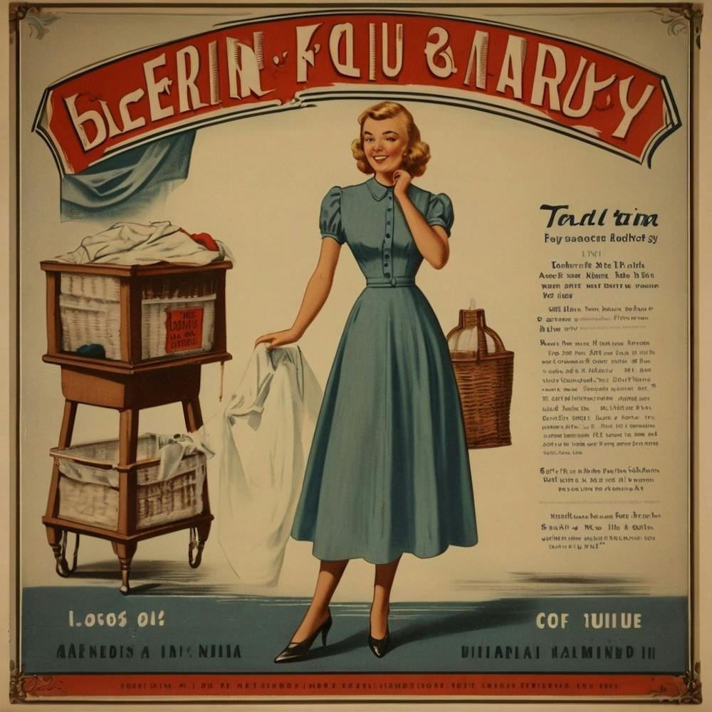 Default Default Publicité Linge Vintage Et Rétro Esthétique 3