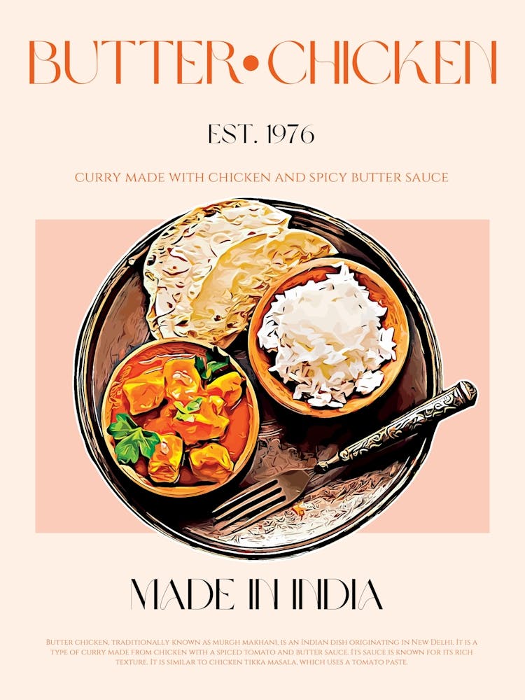Butter Chicken Mid Century