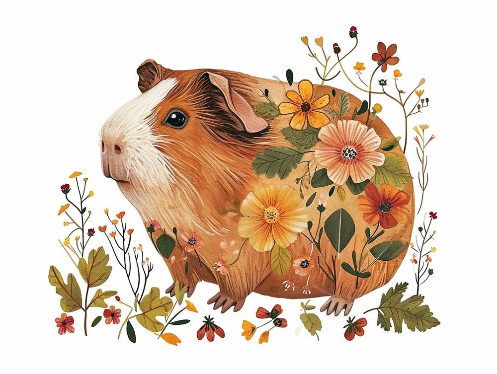 Little Floral Guinea Pig 2