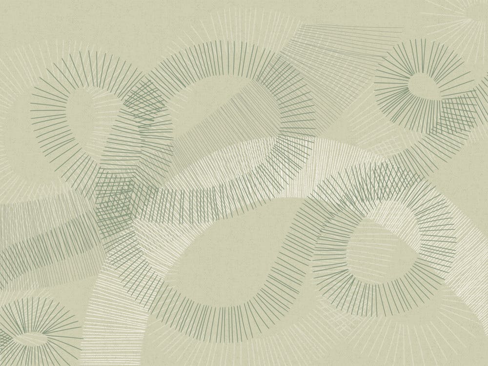 calming essentials Curved Lines soft sage