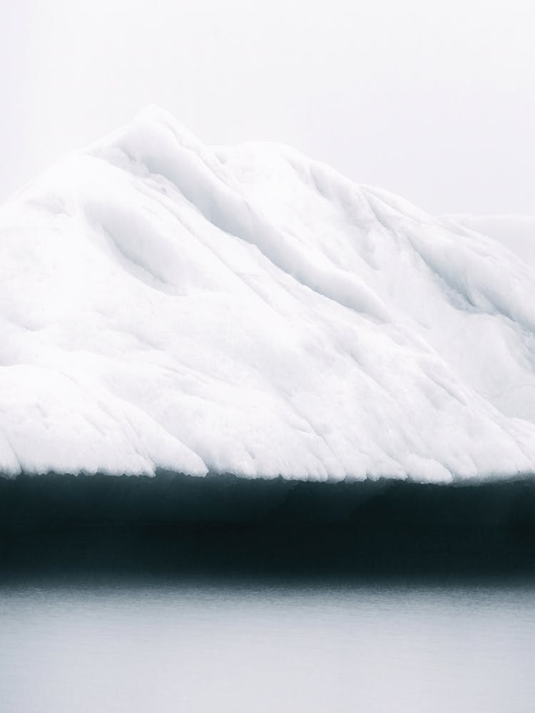 Minimalist Iceberg In The Ocean Oceanscape Photography