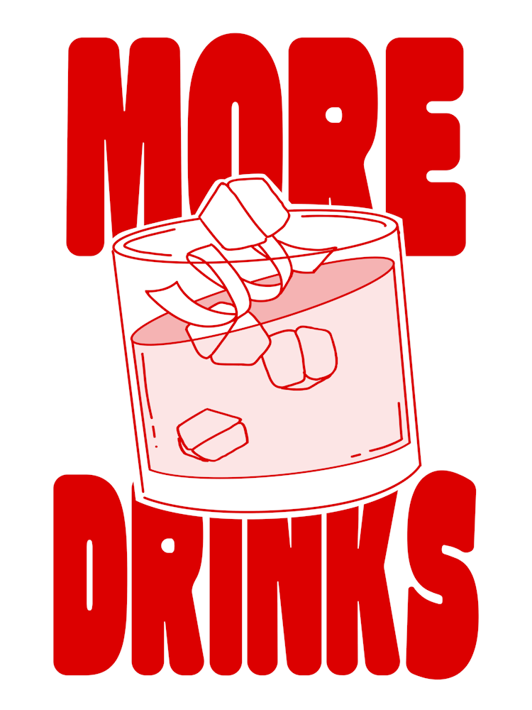 MORE DRINKS - Red