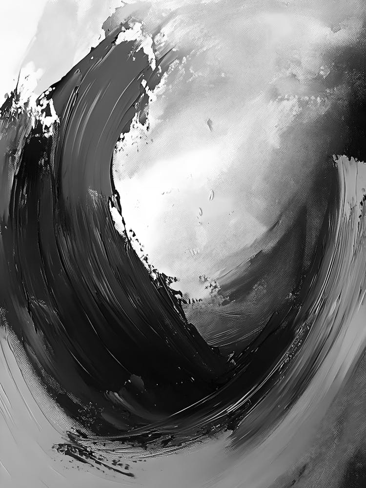 Abstract Wave Painting