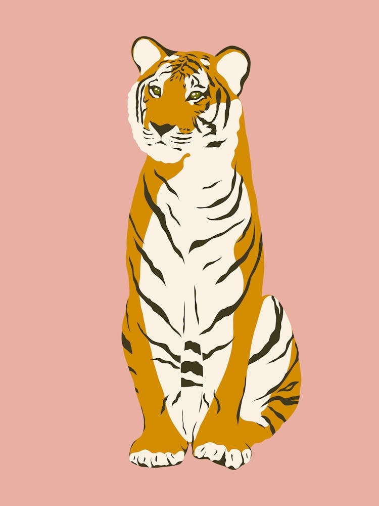 Cute Tiger - Pink