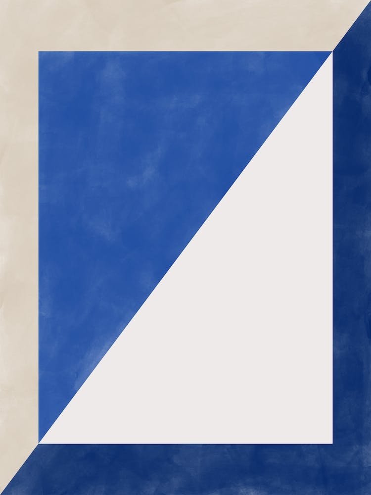 Minimalist Blue Artwork