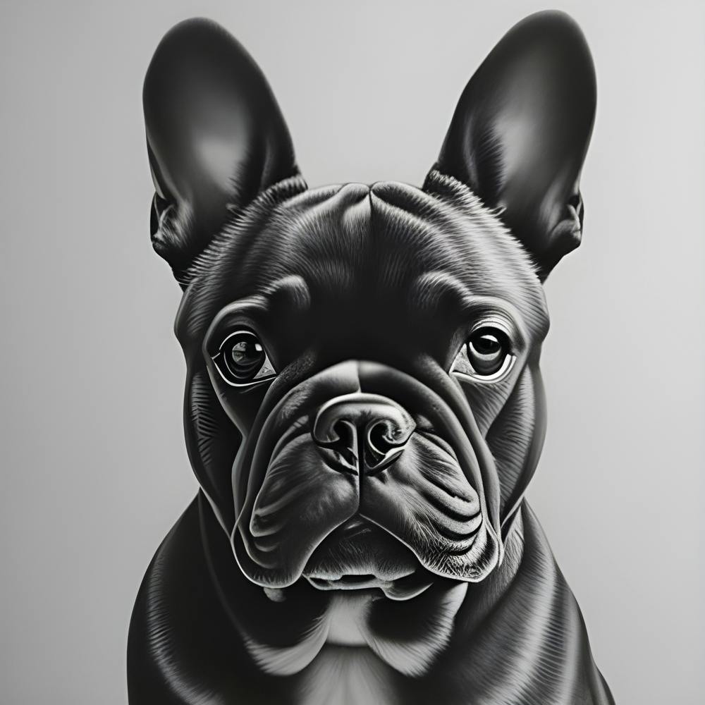 French Bulldog wallart colorful print abstract poster art illustration design texture for canvas