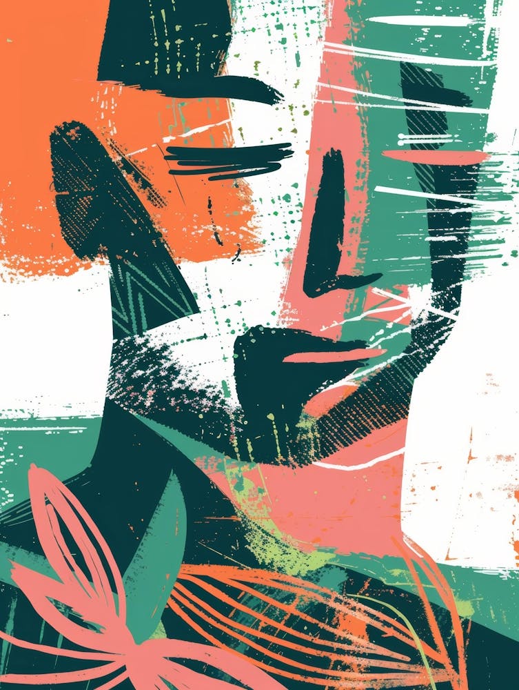 Abstract Portrait Of A Man 5