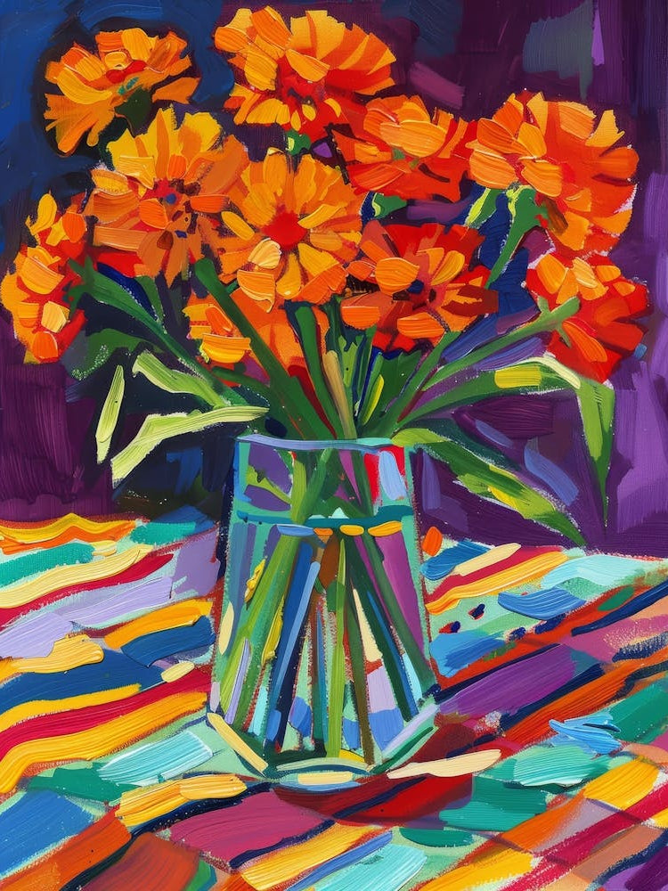 Oranges In A Vase 7