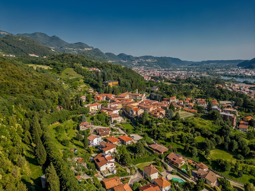Aerial View Of A Village In Italy 2