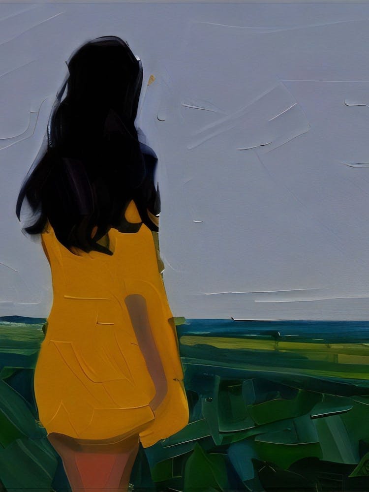 A Girl In A Yellow Dress