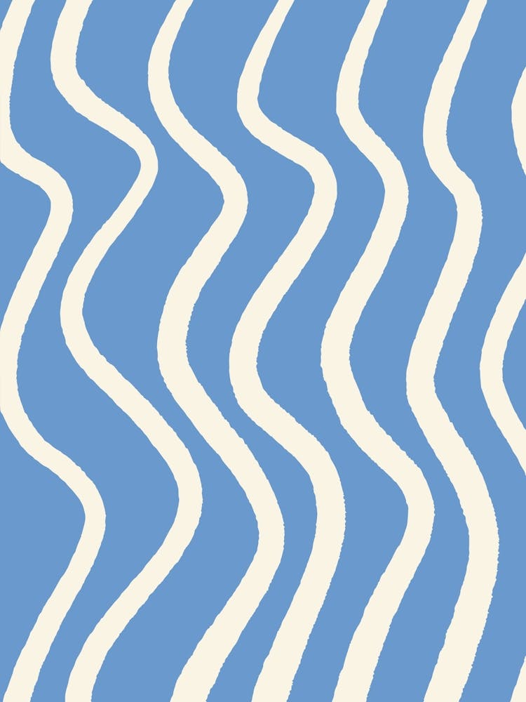 Blue Wavy Pattern