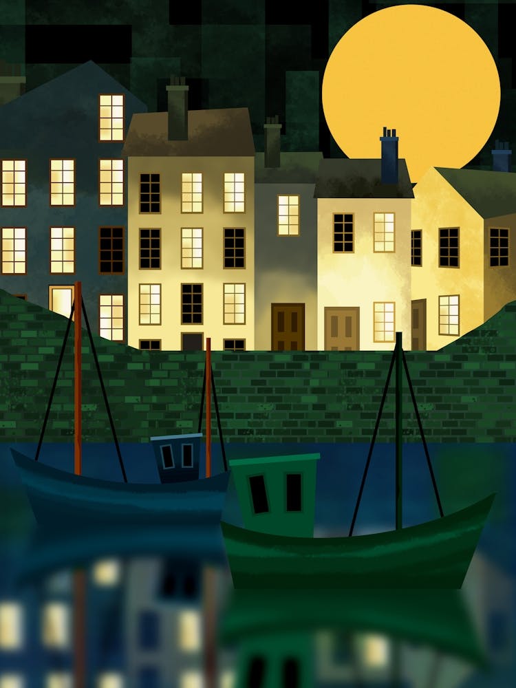 Harbour at Night