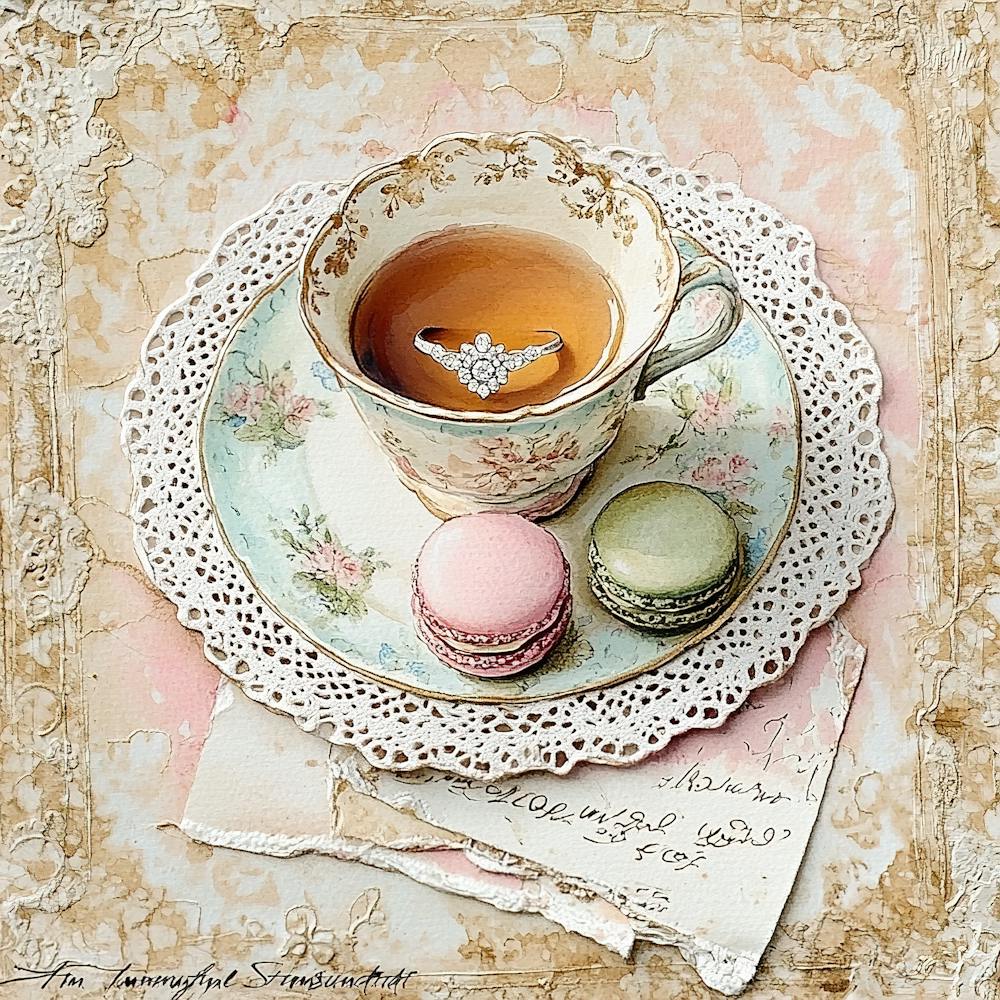 Vintage Tea Time Romance