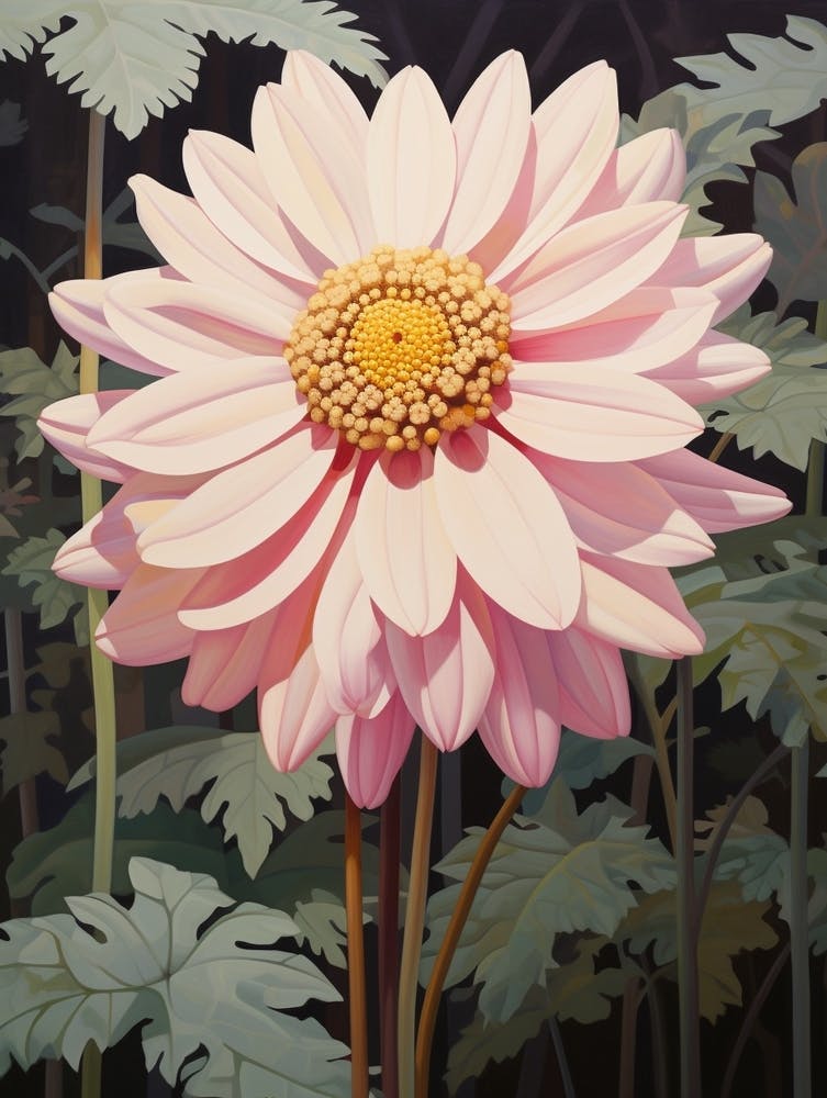 Flower Illustration Dahlia 4