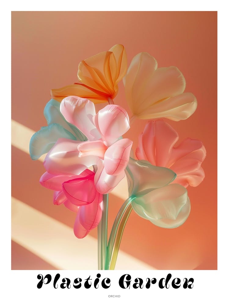 Affiche Fleurs Gonflables Rêveuses Orchidée 3