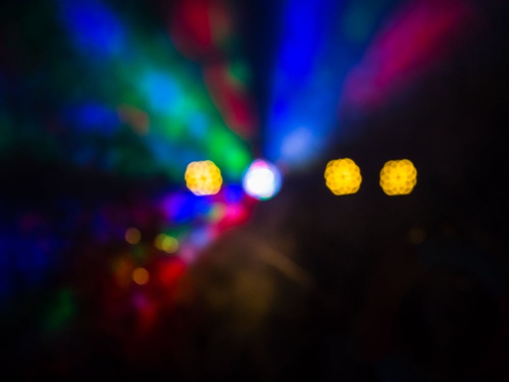 Abstract Blurred Bokeh Party Lights