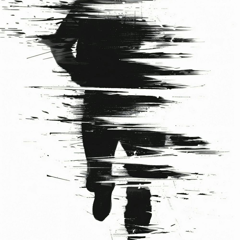 Silhouette Of A Man Running 1