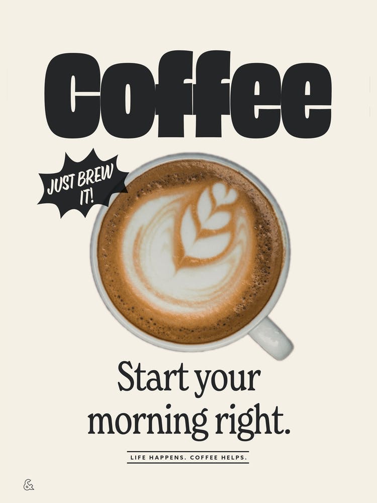 Coffee Retro Wall Art