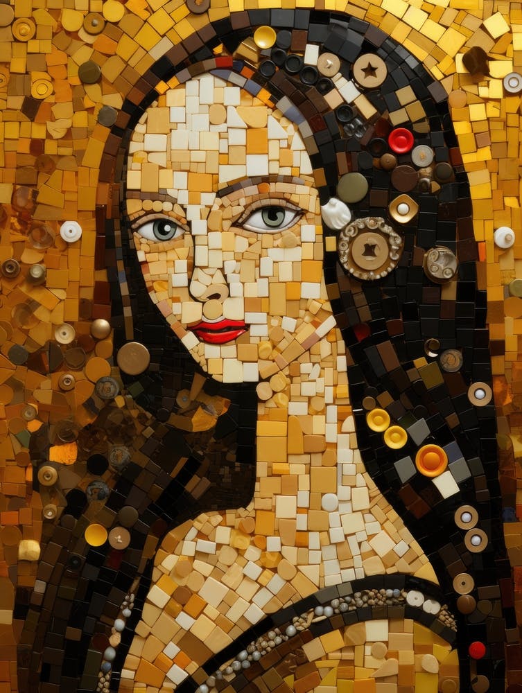 Mosaic Of A Woman