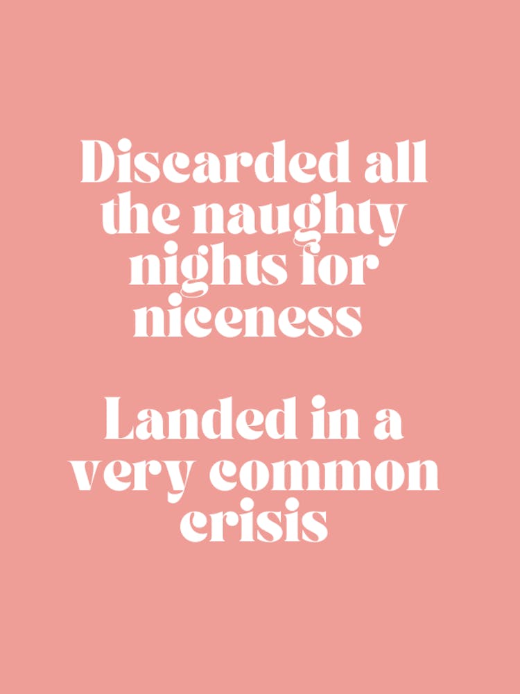 Distressed All The Naughty Nights For Niceness