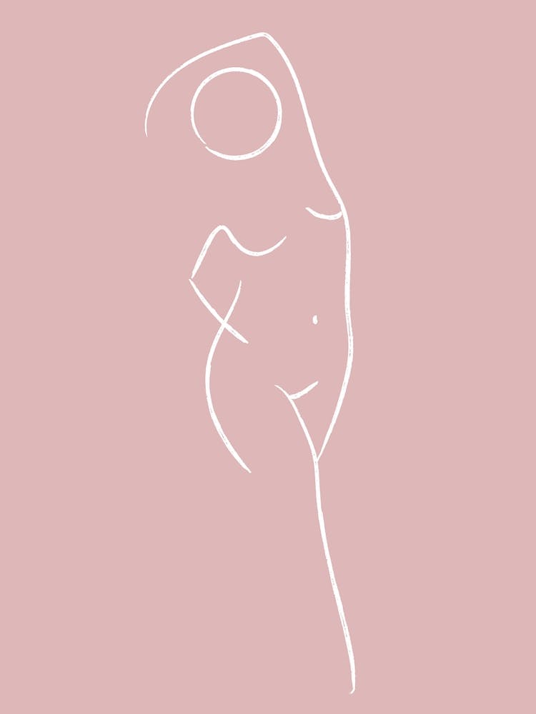 Standing Nude 1 Pink