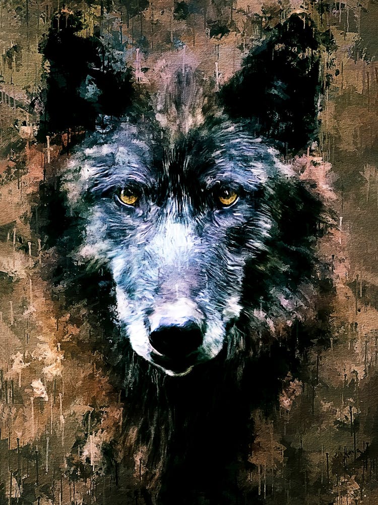 Wolf Face Painting