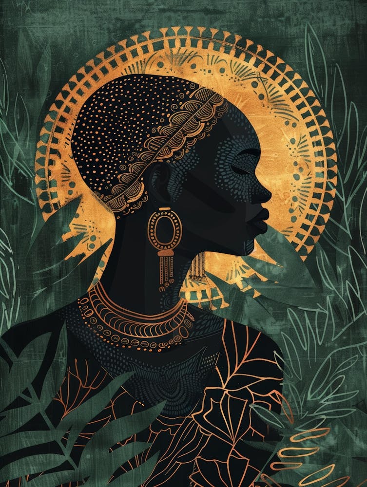 Afrikanische Frau 102